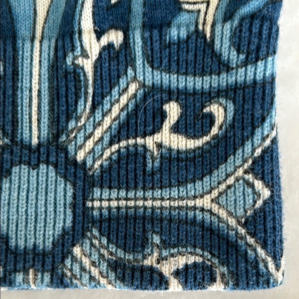 Talbots Blue Patterned Women's Top - Picture 8 of 10